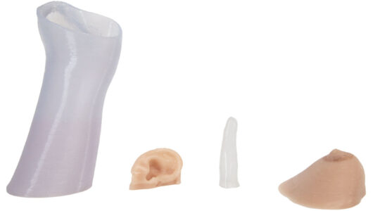 cas d'application d'impression 3D silicone medical