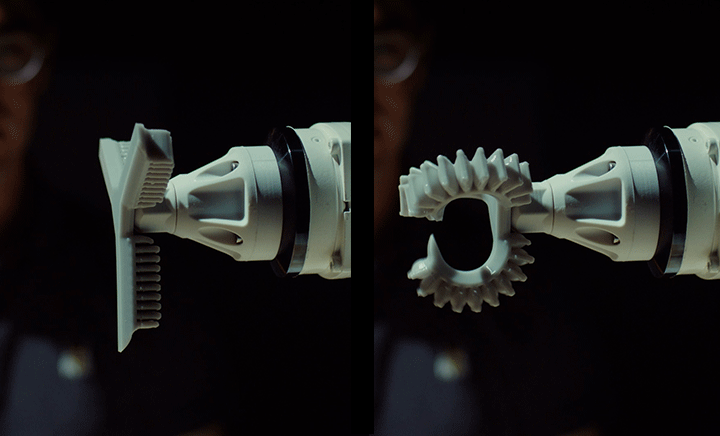Soft robotics gripper Silicone 3D Printing pneumatic