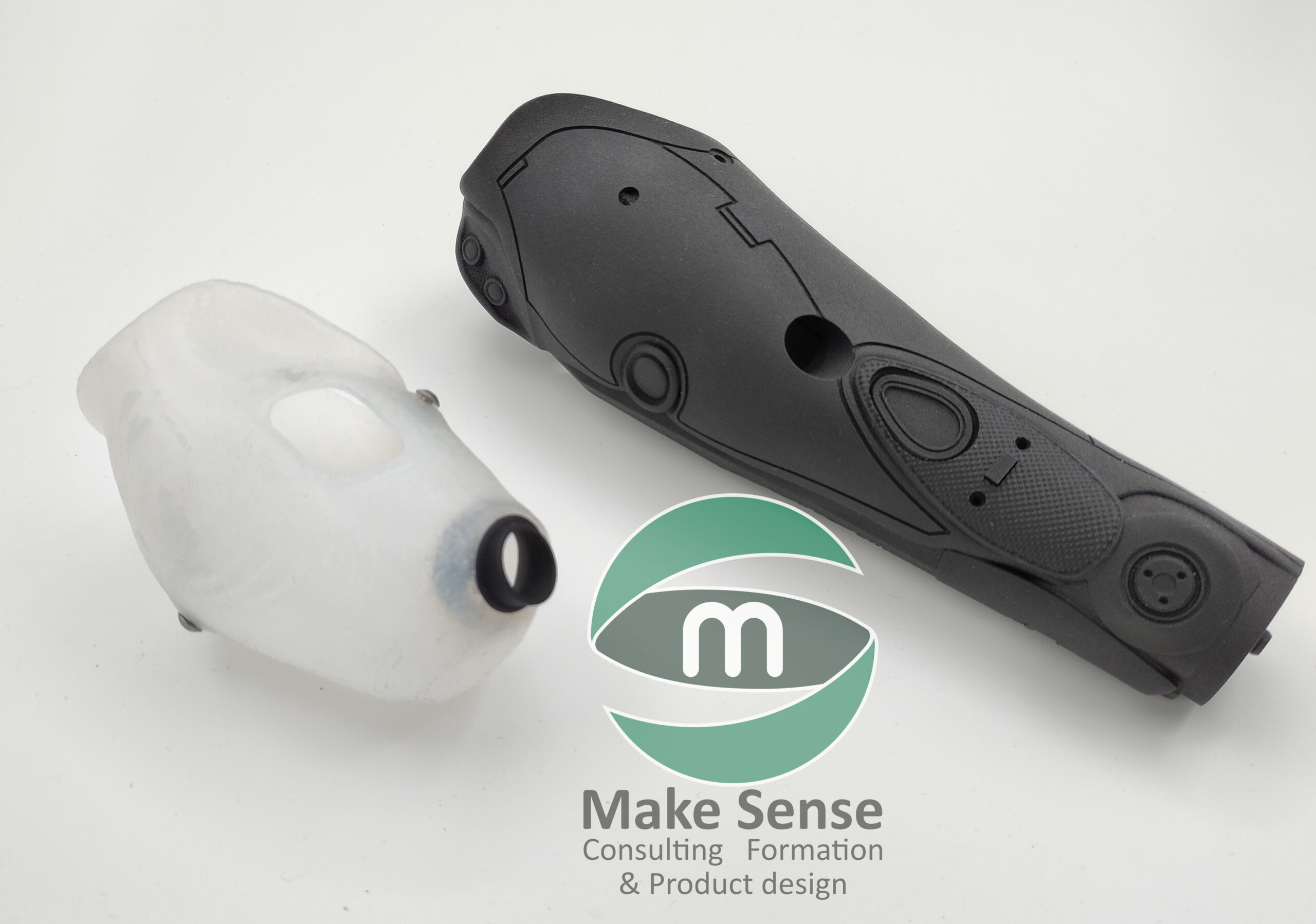 Mechatronic prosthesis by Make Sense and 3D printed socket