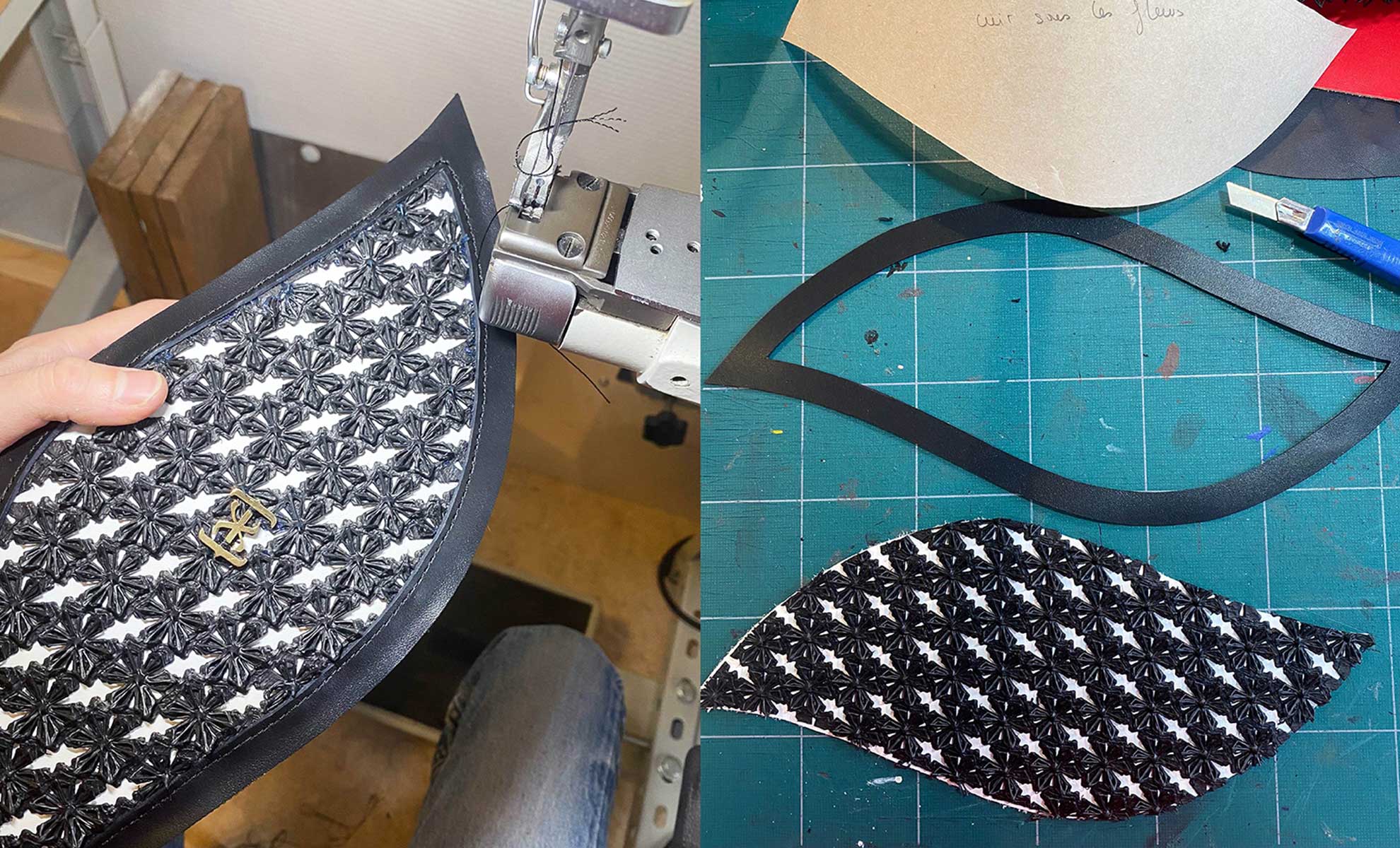 Making of the Galaxy bag in black