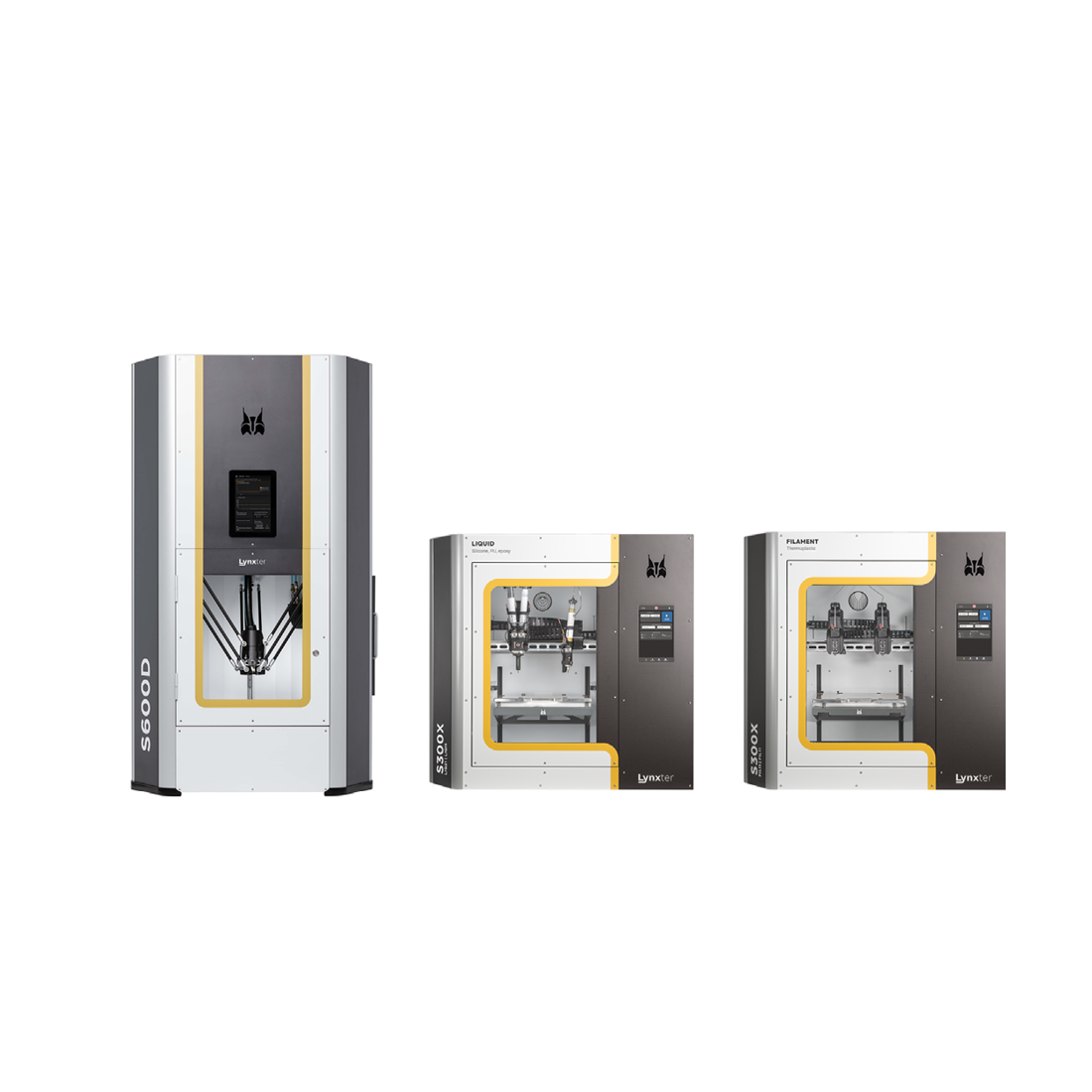 Lynxter's range of industrial 3D printers